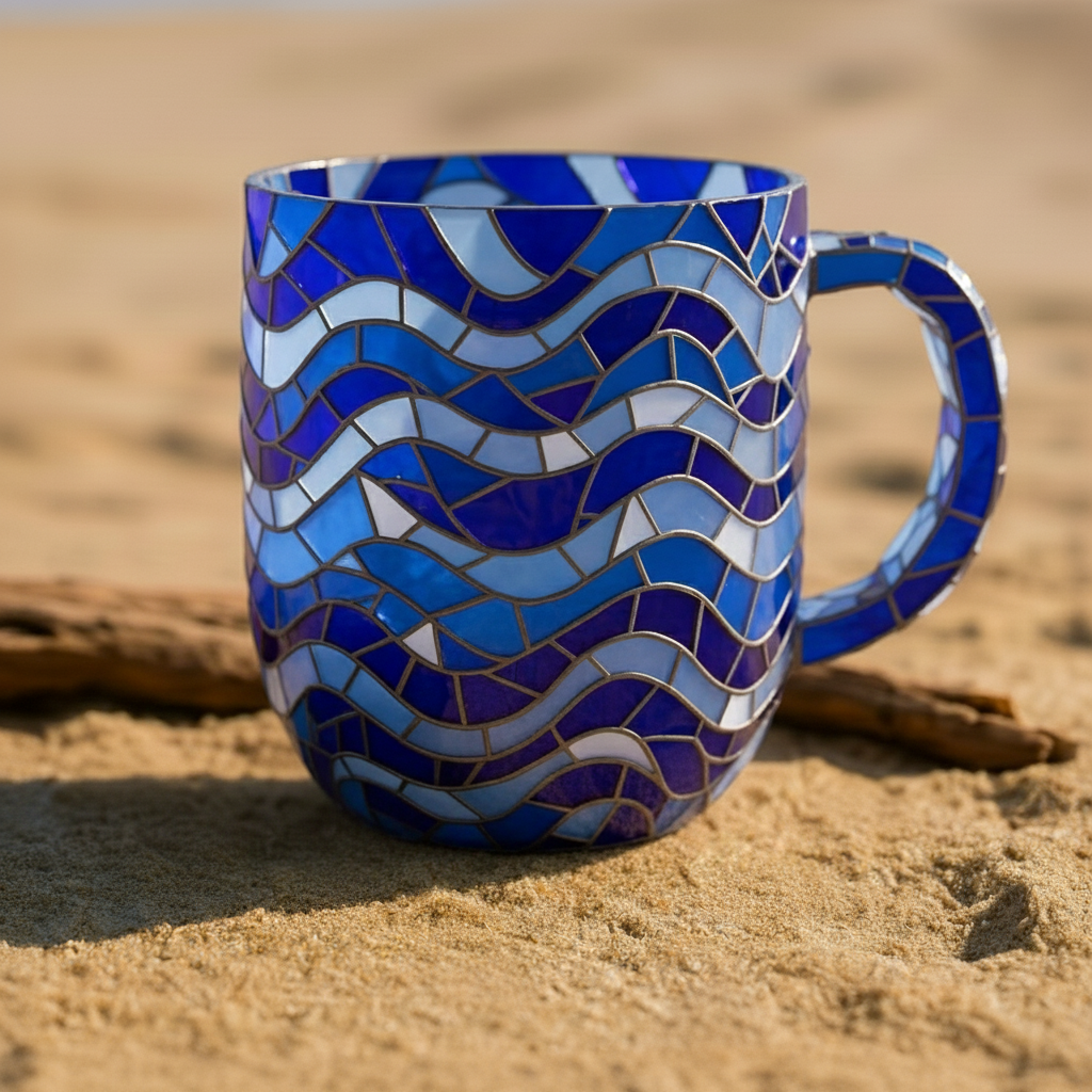 🌊Coastal Mosaic Mug Collection