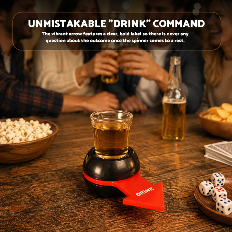 Funny Arrow Pointer Drinking Penalty Spinner for Party Bar Fun 🍻🎯✨