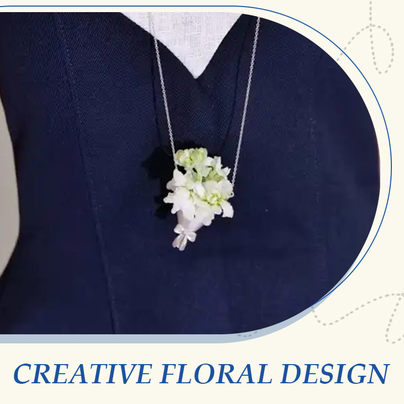 Stylish Creatively Designed Flower Necklace