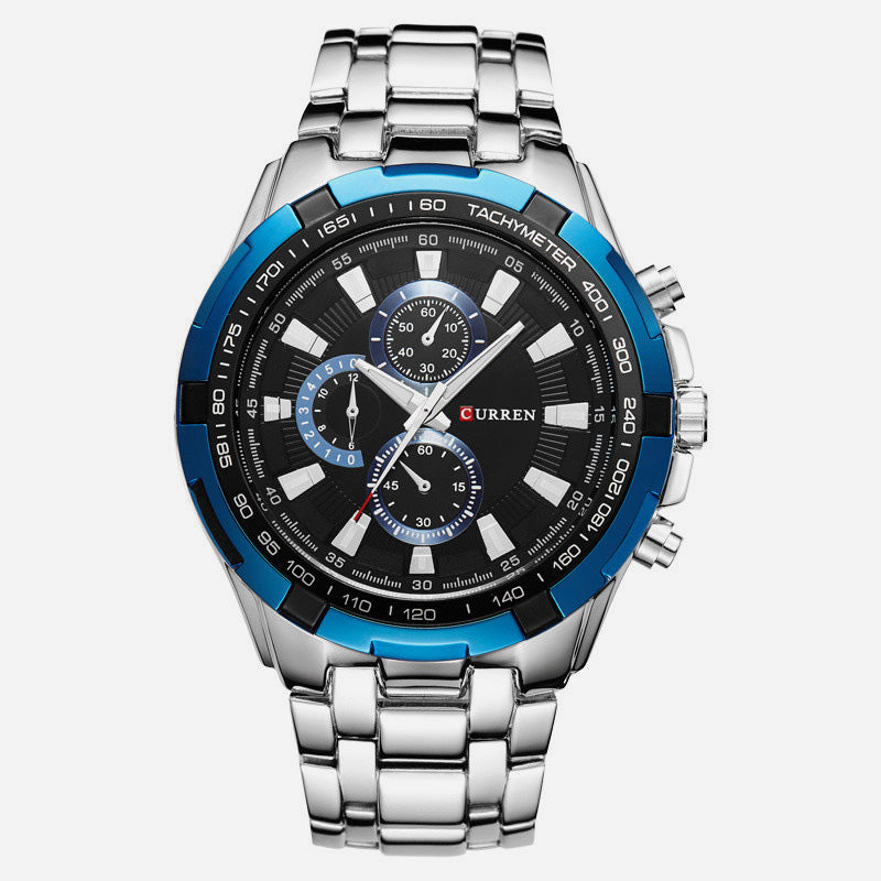 Waterproof quartz watch for men