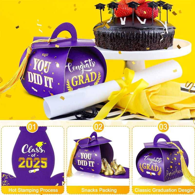 🔥Hot Sale 49% OFF🔥30 Pcs Mini Graduation Cap Candy Cards