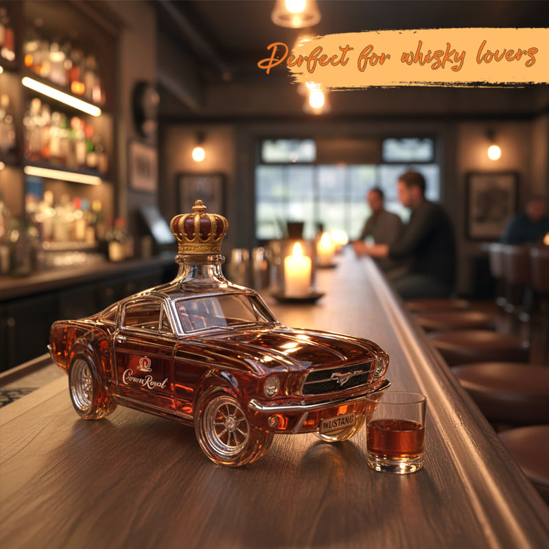 Bronco Whiskey Bottle