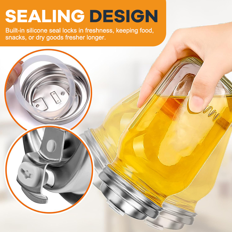 Stainless Steel Wide-mouth Mason Jar Lid 🥤