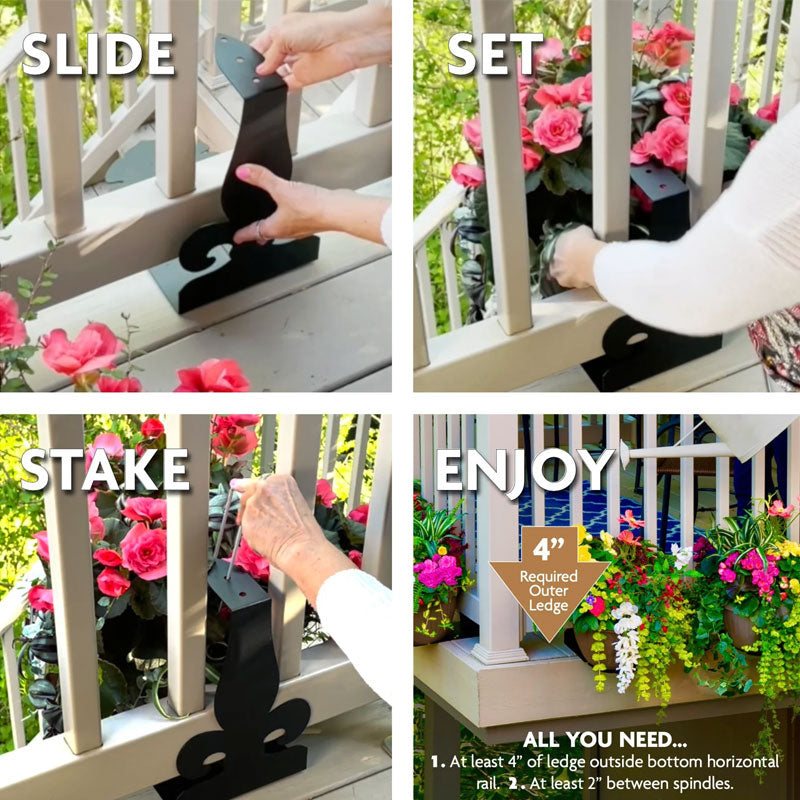 Flower Pot Wall Mount Extender