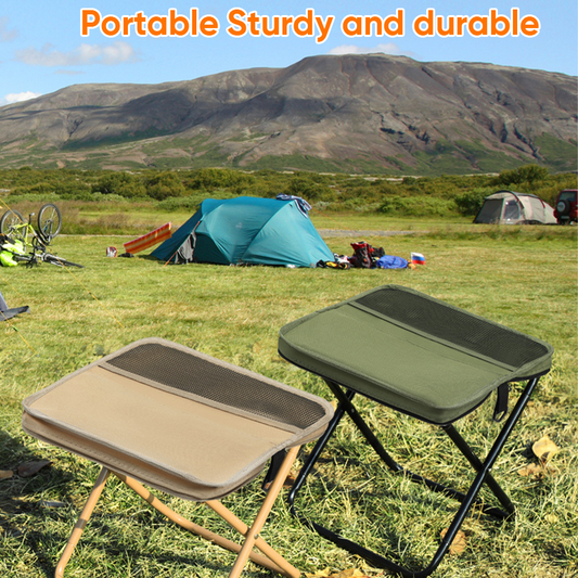 Foldable rucksack stool