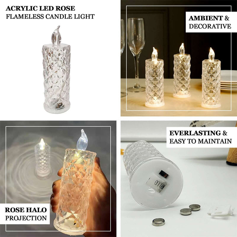 Crystal Rose Candle Light – Romantic Glow Without the Mess
