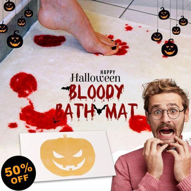 🎁Early Halloween Promotion🎃-Halloween Bloody Color Changing Bath Mat