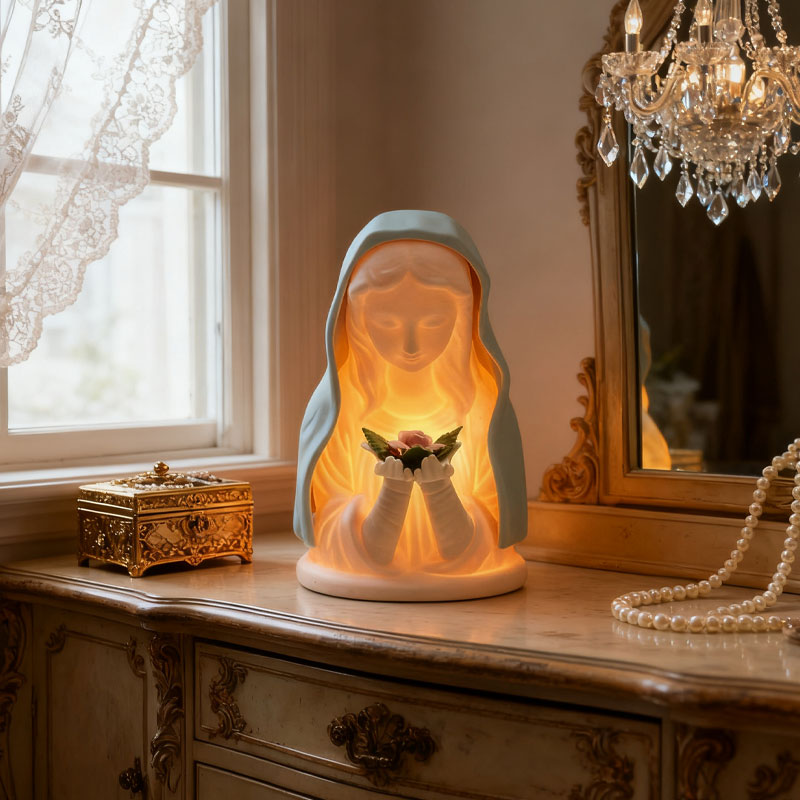 Night light for prayer from the Virgin Mary
