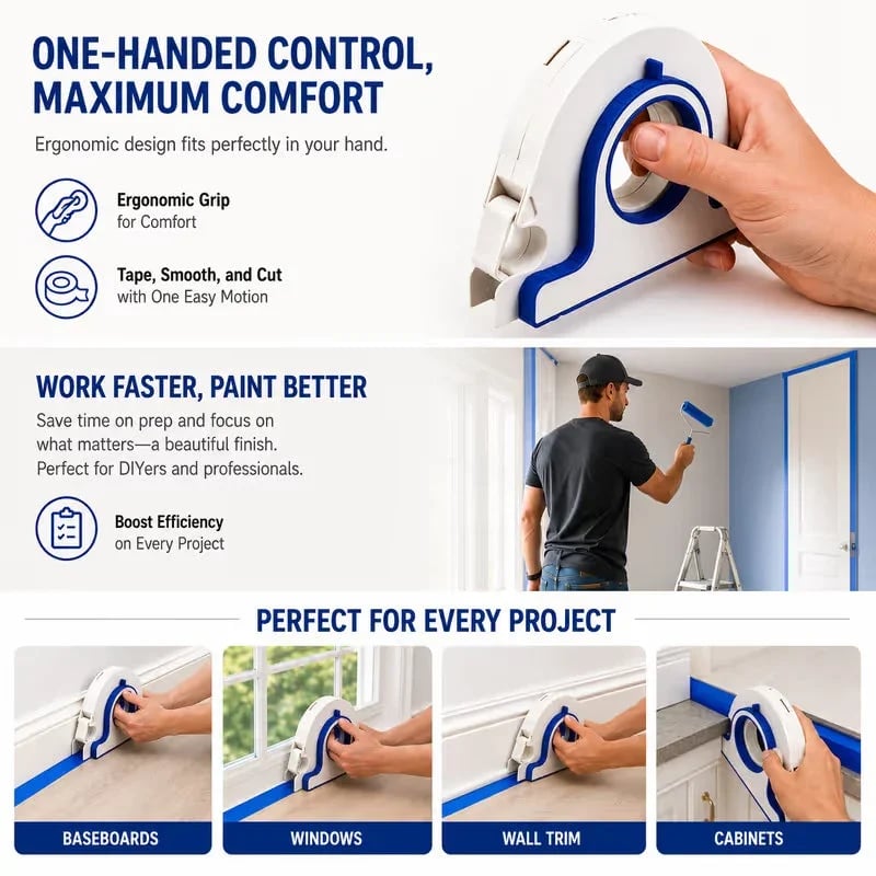 🛠️Highly efficient applicator for masking tape