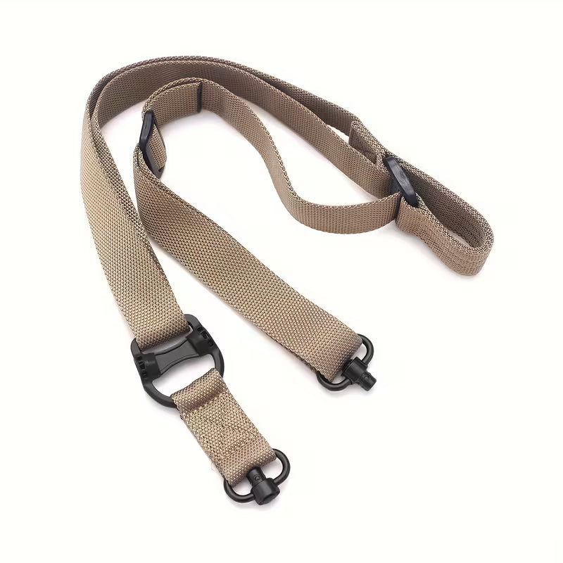 Adjustable 2-in-1 Tactical Rifle Sling – Convertible Single/Double Point with Hook