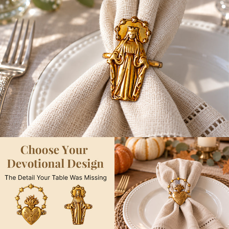 Sacred Heart Religious Napkin Ring
