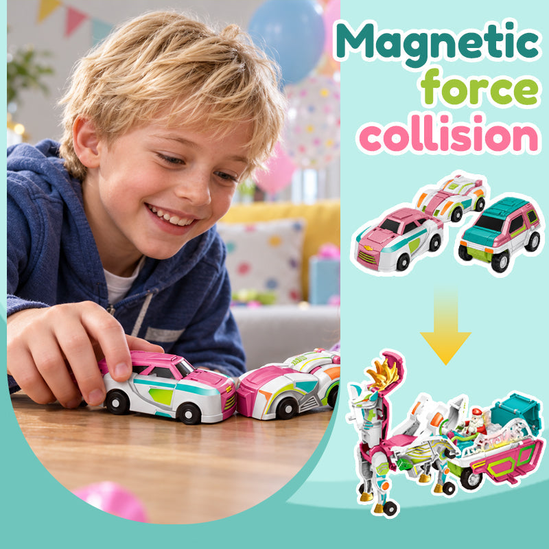 Magnetic Car Deer Dragon & Unicorn Toys