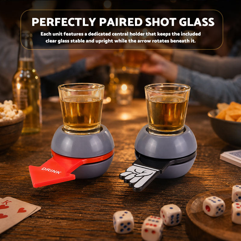 Funny Arrow Pointer Drinking Penalty Spinner for Party Bar Fun 🍻🎯✨