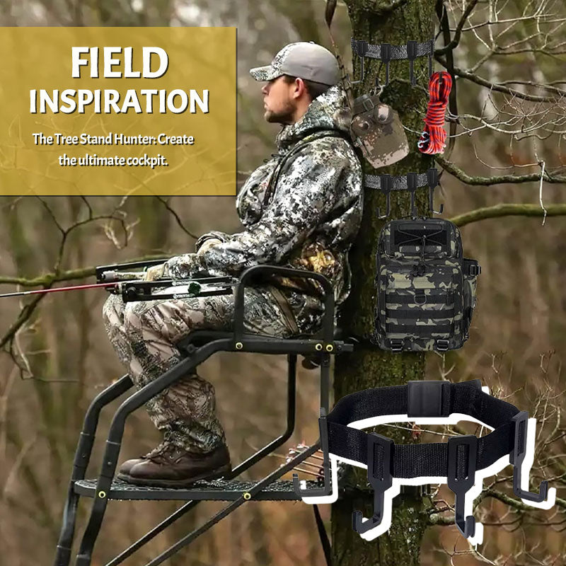 🌲 The Wilderness Rack: Tree-Mount Gear Organizer