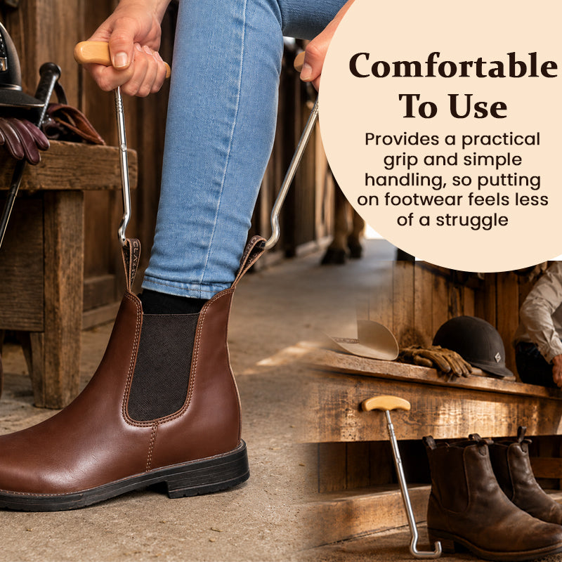 🐎 Convenient Shoe Wear Tool – Less Bending for Seniors & Family