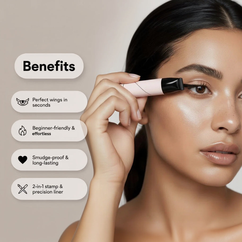 💞LAST DAY-BUY 1 GET 1 FREE💞Rotating Eyeliner Stamp Pen