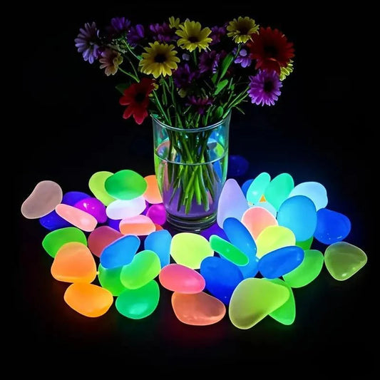 Luminous Stones – Mixed Color Glow (100 PCS)
