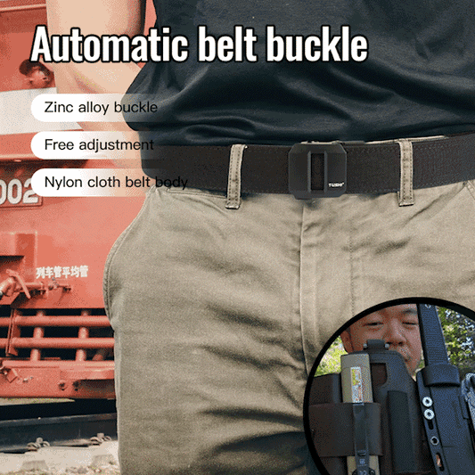 Men's 47.24 inch adjustable tactical belt