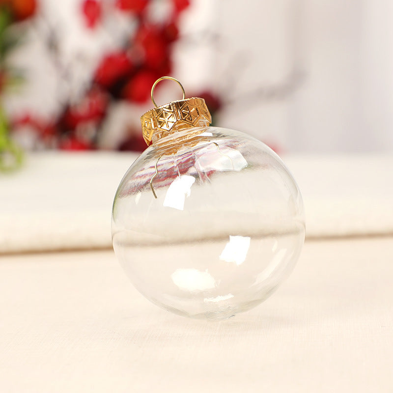 🎄 Clear Christmas Ornament Balls