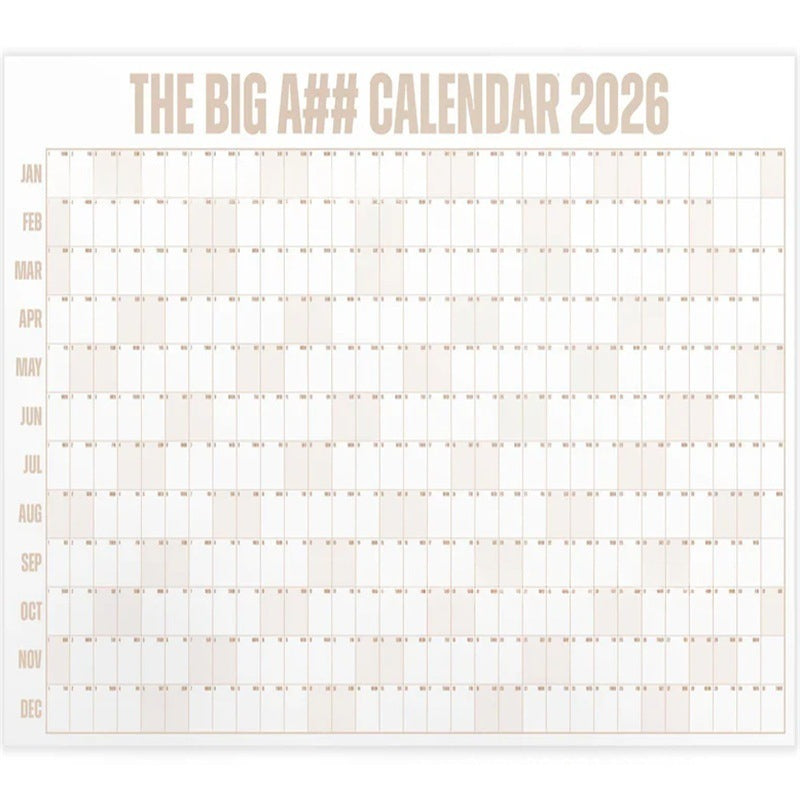 🔥New Year Sale 50% Off🔥The Big A Calendar 2026 - Design Your Amazing 2026!