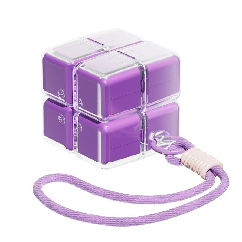 💊 Cube Pill Organizer - Portable 8-Compartment Case