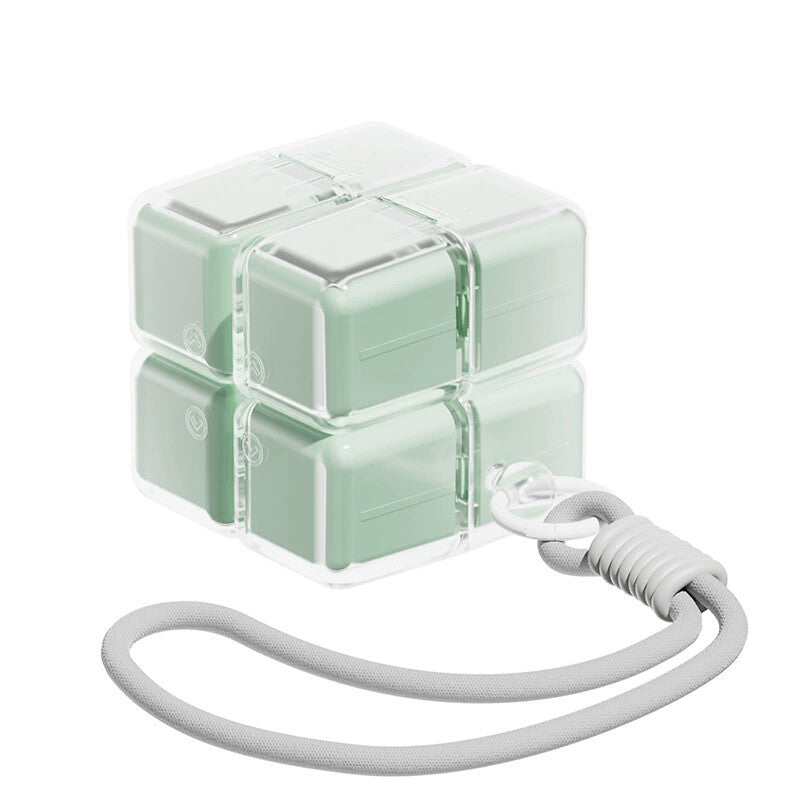 💊 Cube Pill Organizer - Portable 8-Compartment Case