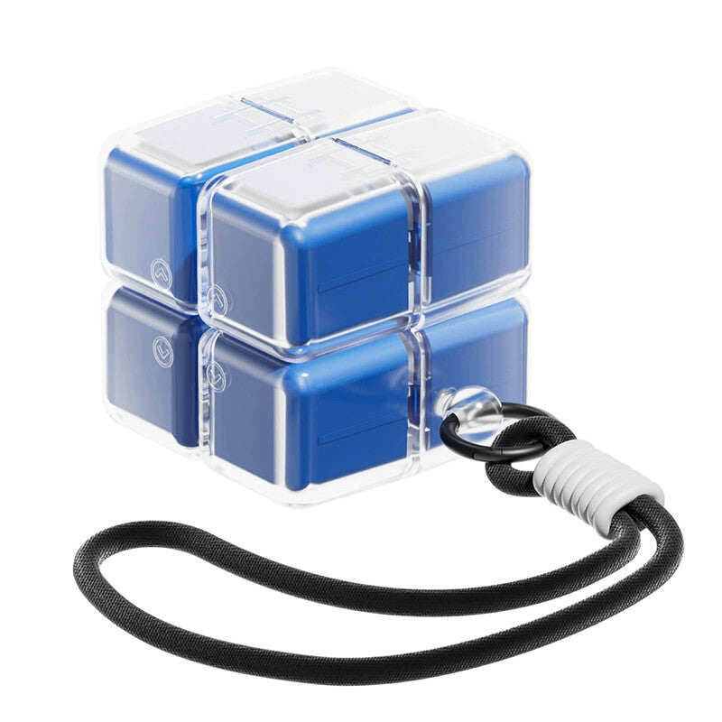 💊 Cube Pill Organizer - Portable 8-Compartment Case
