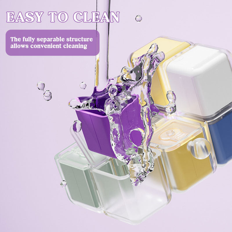 💊 Cube Pill Organizer - Portable 8-Compartment Case