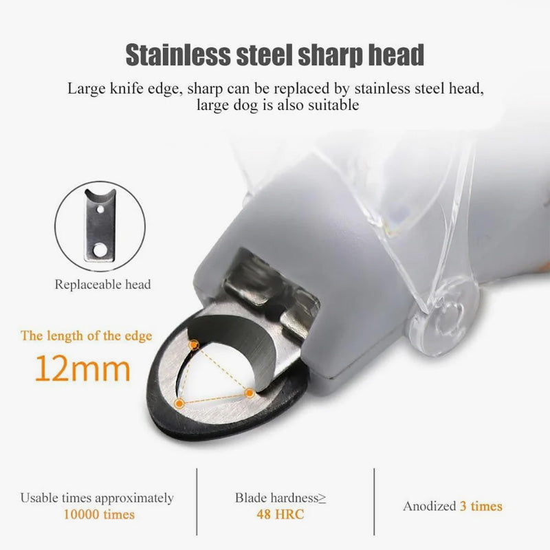 LED obcinacz do paznokci dla zwierząt