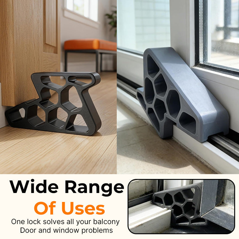 Window Balcony Door Stop With Track Lock