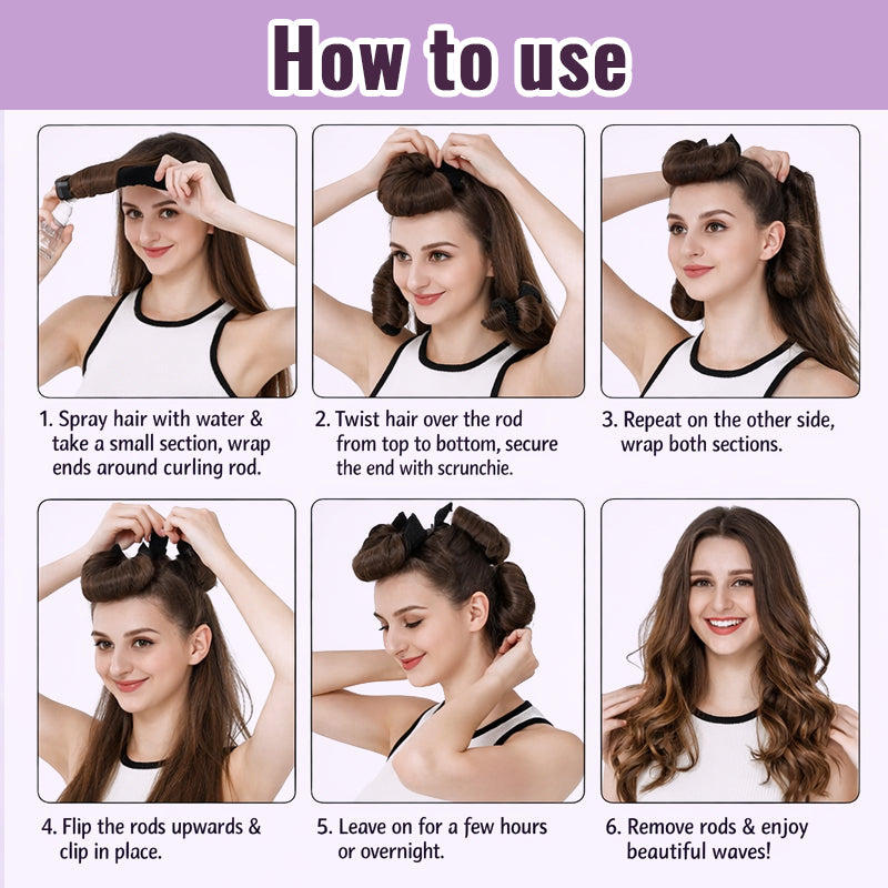 Wake Up With Perfect Curls — Heatless curling iron ✨