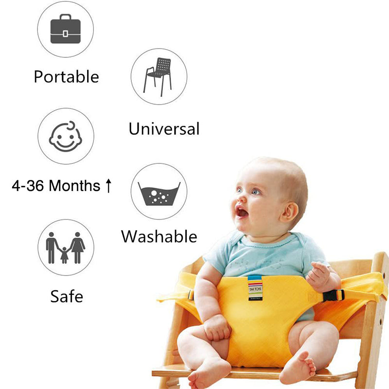 Portable Meal Booster Seat Belt