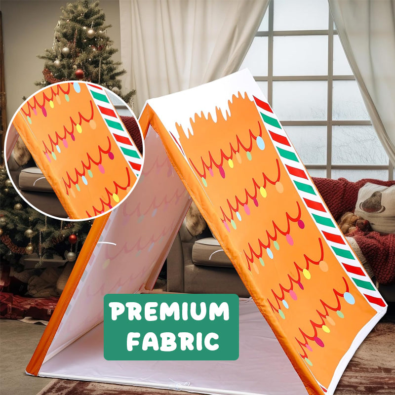 ✨ Gingerbread Christmas Tent — Where Holiday Dreams Find a Home 🍪🎄