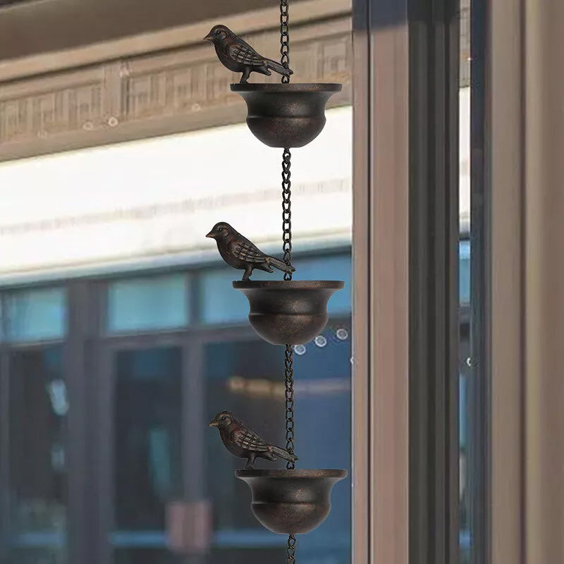 Decorative Bird Rain Chain