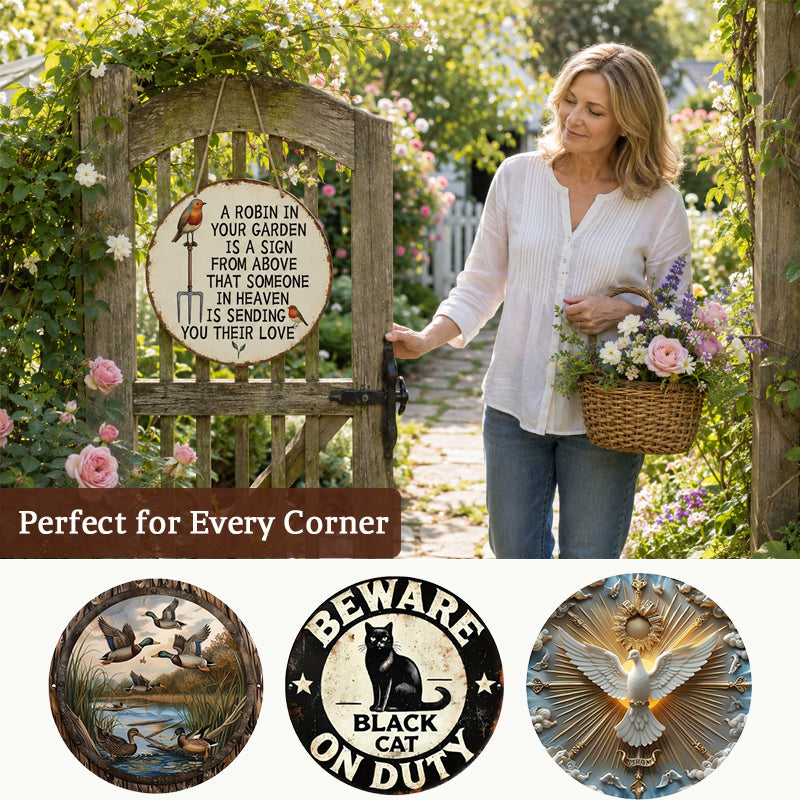 Farm Animal Country Wall Decor Tin Sign