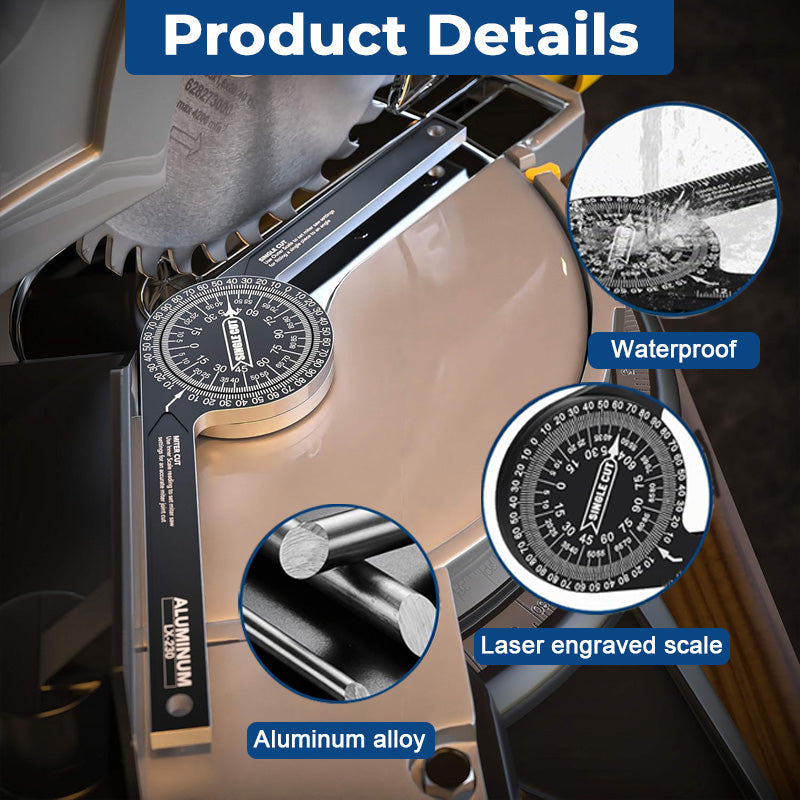 📐 Multi-Angle Measuring Ruler | Adjustable Angle Positioning Tool