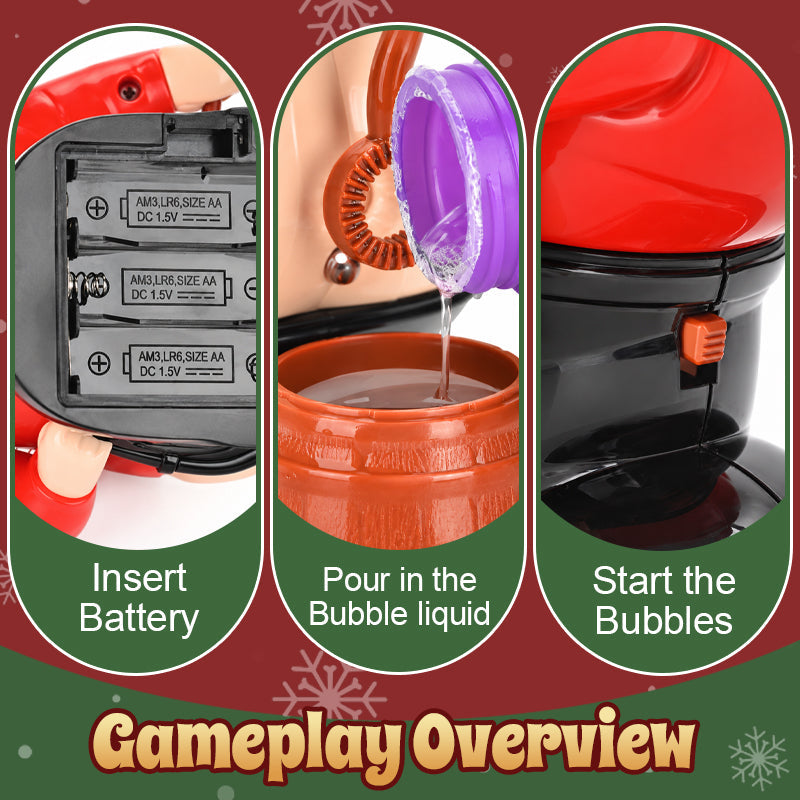 Santa Claus Bubble Toy