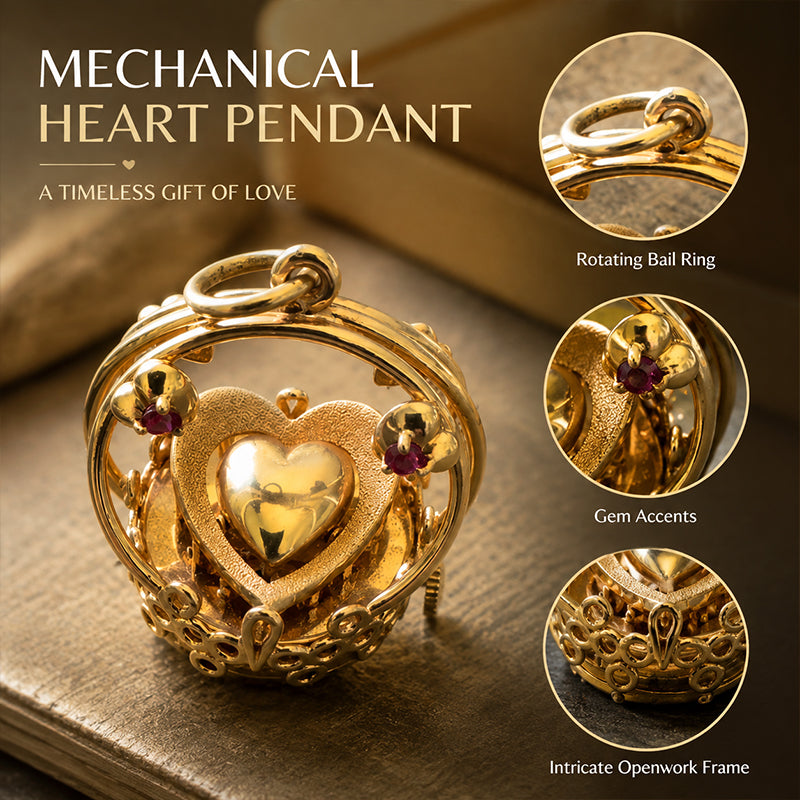 Heartbeat mechanical pendant
