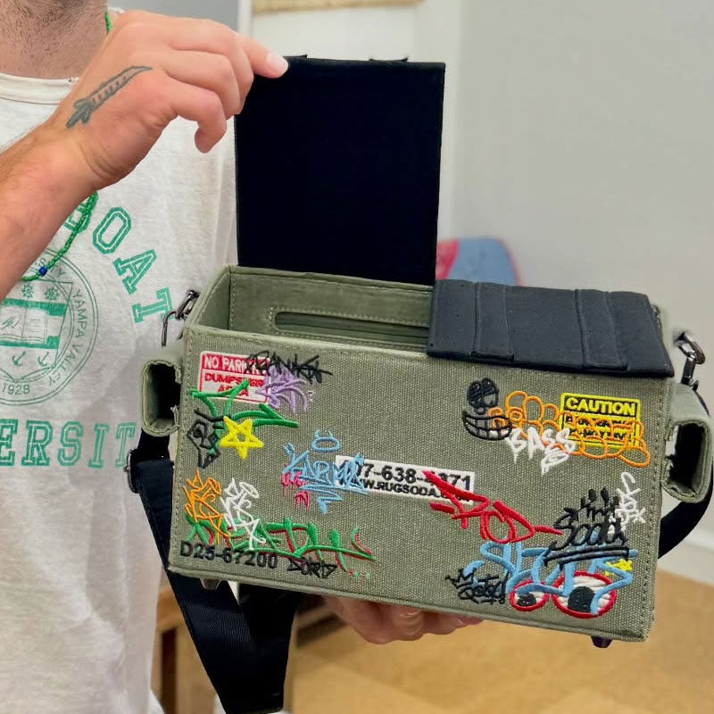 Urban Rebel Graffiti Crossbody Bag