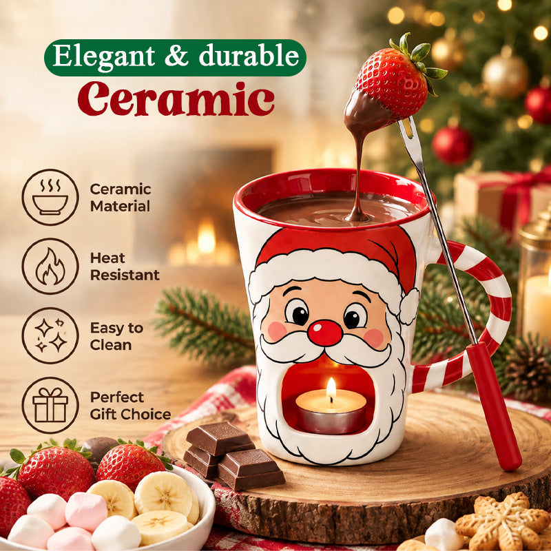 Christmas Chocolate Fondue Mug