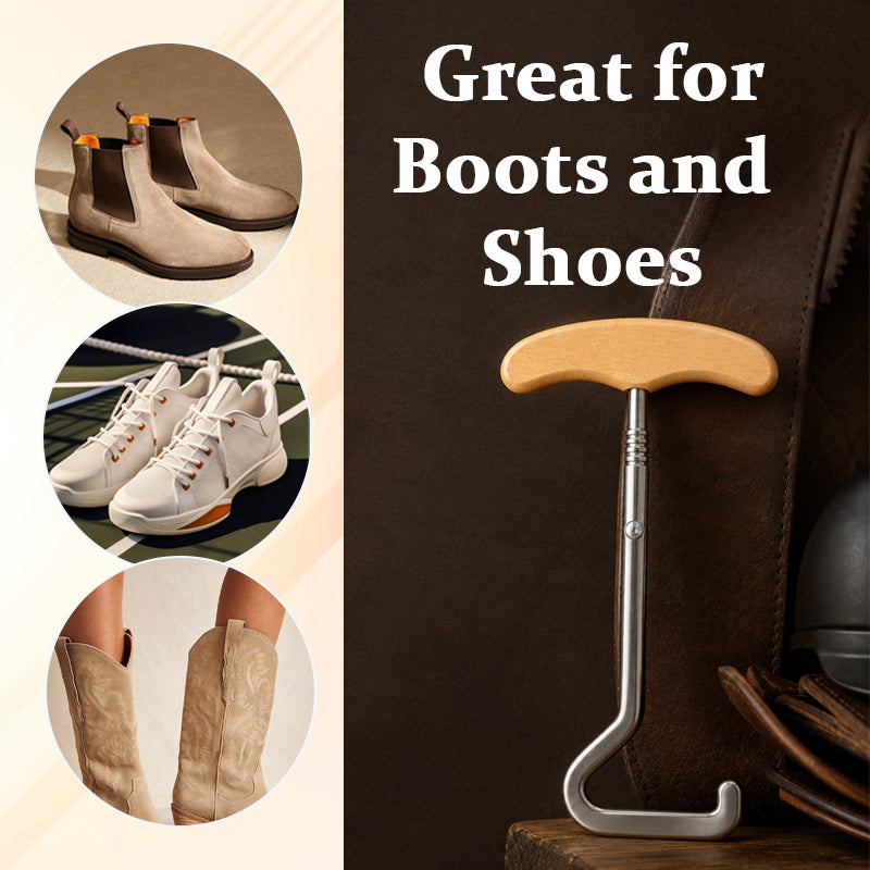 🐎 Convenient Shoe Wear Tool – Less Bending for Seniors & Family