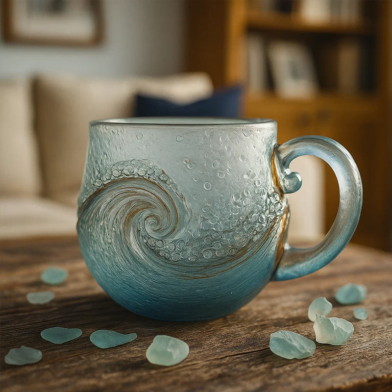 🌊Sea Wave Mug: Your Daily Escape – Calm Coastal Vibes in Every Cup of Tea/Coffee
