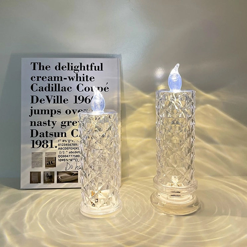 Crystal Rose Candle Light – Romantic Glow Without the Mess