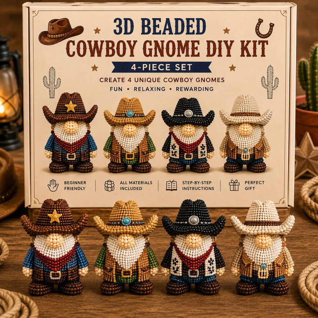 3D Beaded Gnome DIY Kit