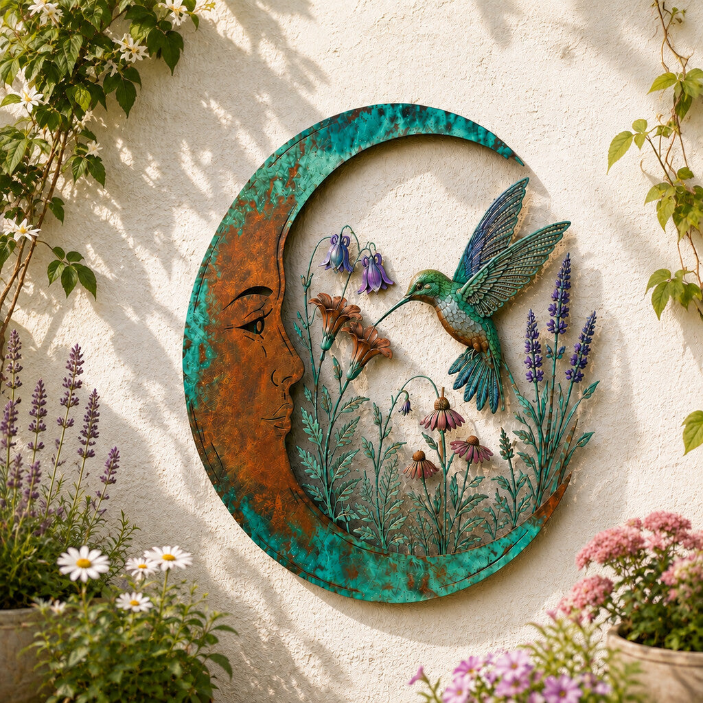 Crescent bee wall decoration ornaments