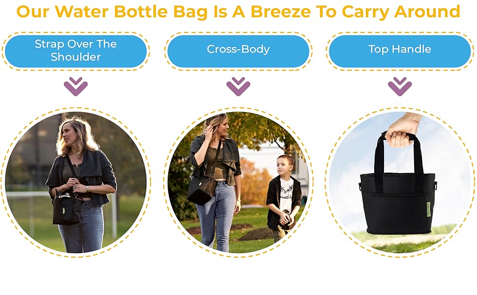 ⚡Hot Sales 49% OFF🔥4 Water Bottle Holder with Strap