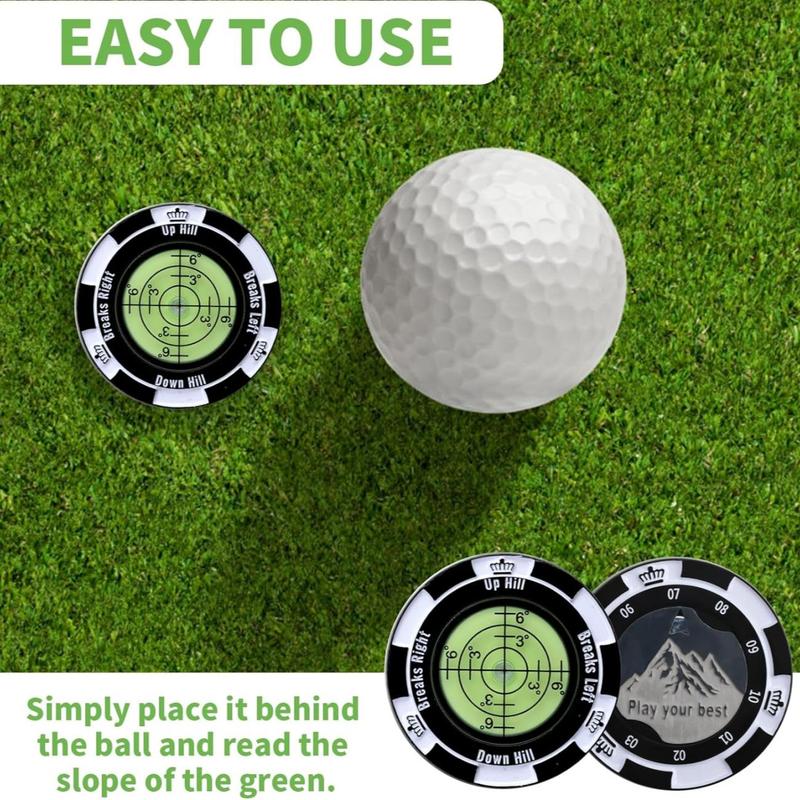 🔥Save 49%🔥Golf Ball Marker, Bubble Level Golf Putting Green Reading Aid, Great Gift