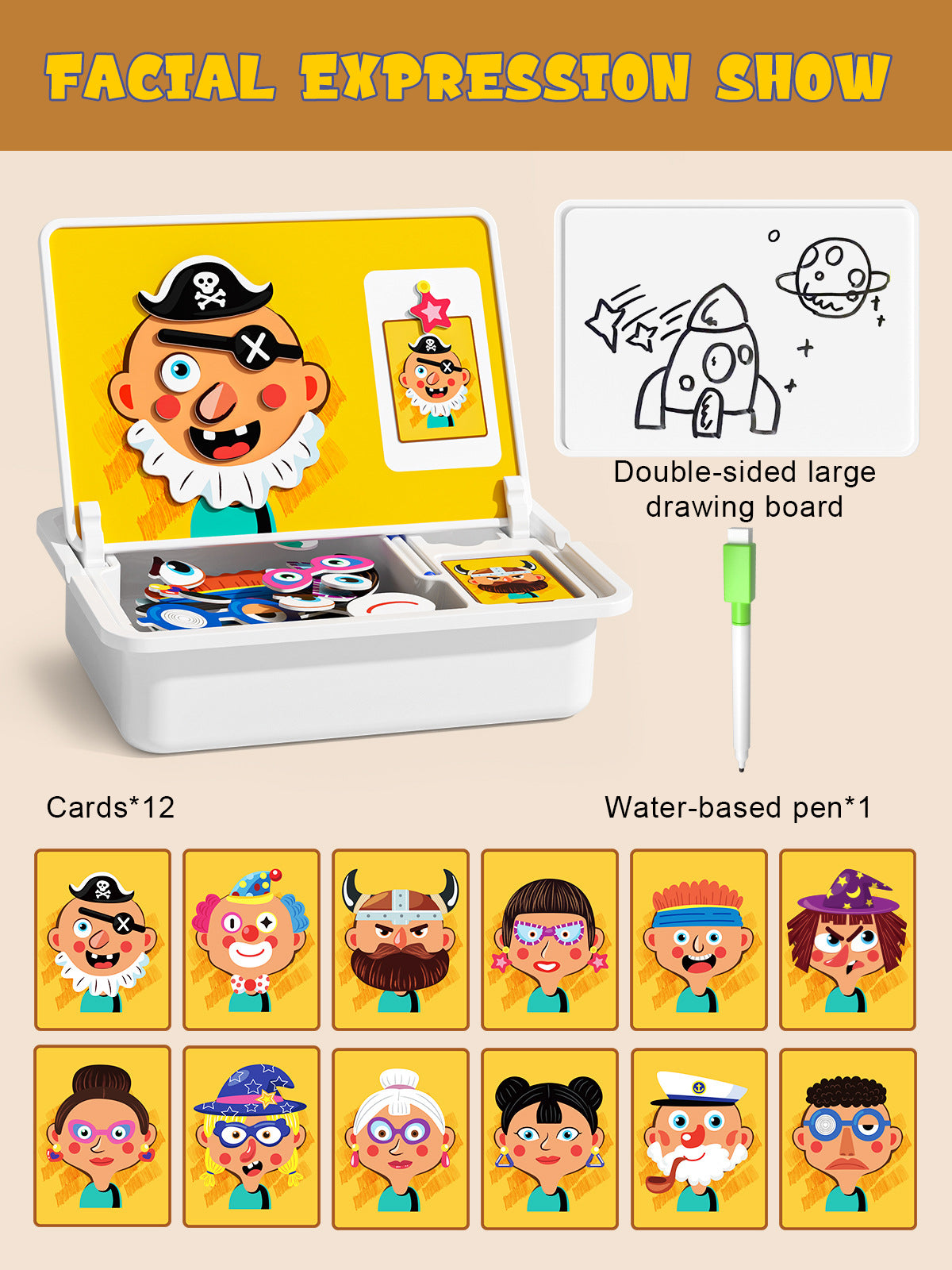 Magnetic Face Puzzles