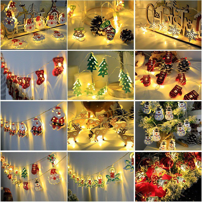 🎄 Christmas Led Iron Decorative Light String
