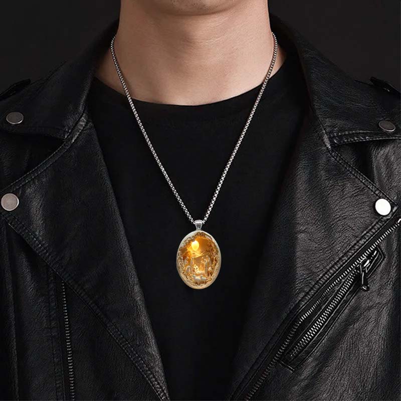 Elegant Glass Necklace